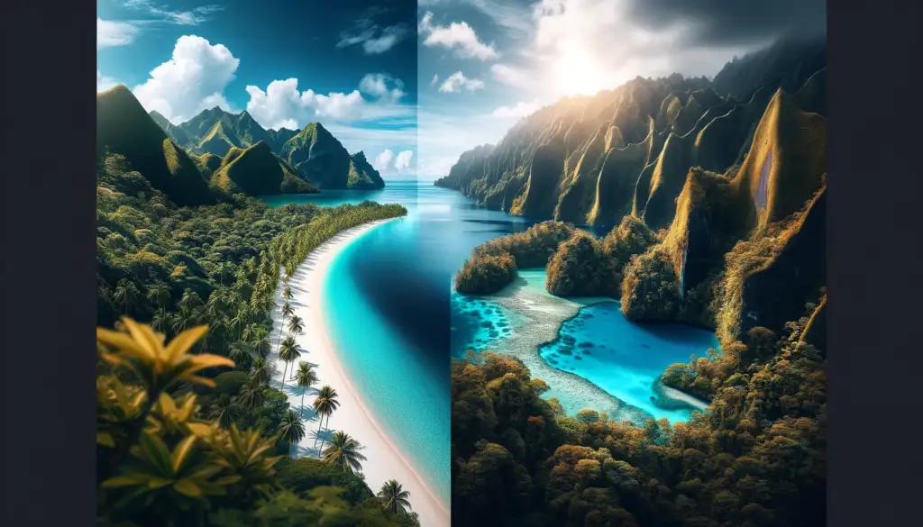 pearl island vs blue lagoon